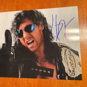 KENNY OMEGA njpw japanese wrestling signed autographed 8x10 photo aew roh wwe