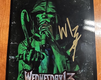 WEDNESDAY 13 necrophaze tour horror punk rock murderdolls art print signed autographed 8x10 photo