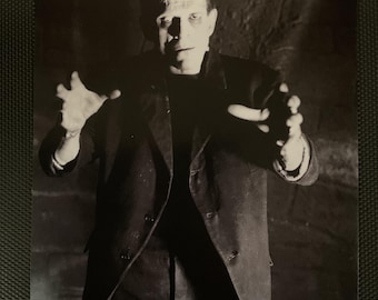 UNIVERSAL MONSTERS frankenstein icónica película de terror 8x10 impresión de arte