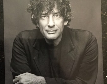 NEIL GAIMAN escritor de fantasía foto 8x10 sandman dioses americanos