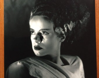 La novia de Frankenstein, un clásico del terror de monstruos universales (8x10), Elsa Lanchester
