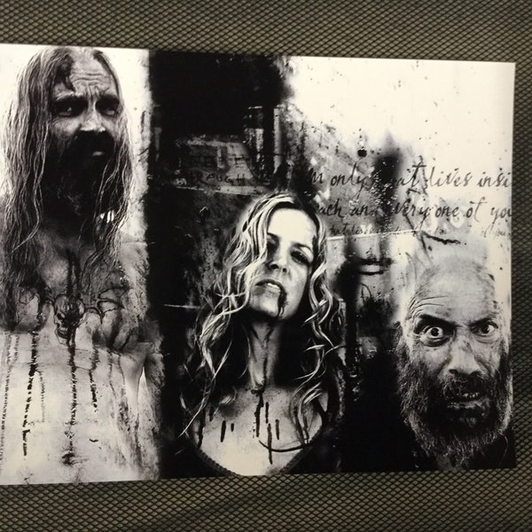 The devil’s rejects 3 from hell 8x10 rob zombie horror art print design photo Sheri moon captain spaulding Otis driftwood