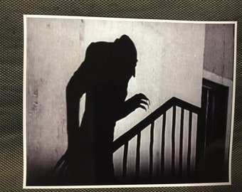 NOSFERATU classic horror icon art print 8x10 photo vampire shadow scene