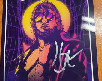 KENNY OMEGA signed autographed bullet club 8x10 art print photo wrestling  Roh wwe the cleaner