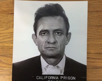 Mugshot Johnny Cash Poster - Österreich