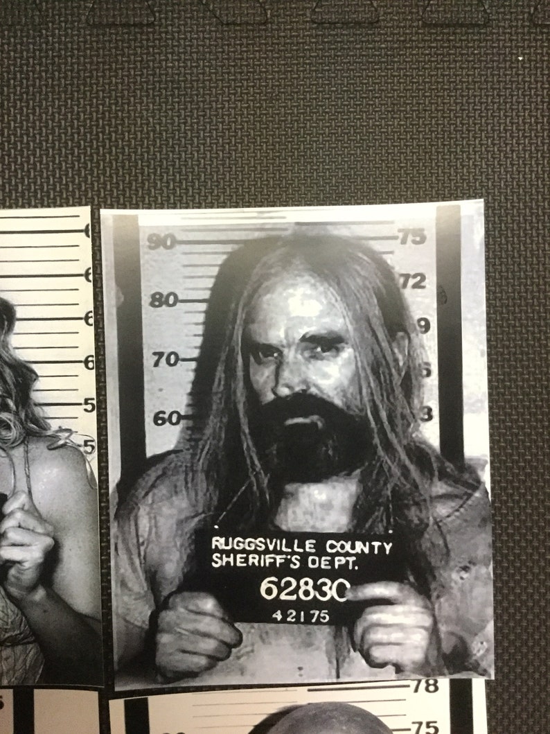 THE DEVIL'S REJECTS rob zombie 4 mug shot movie 8x10 photo set house of corpses spaulding horror 3 from hell image 3