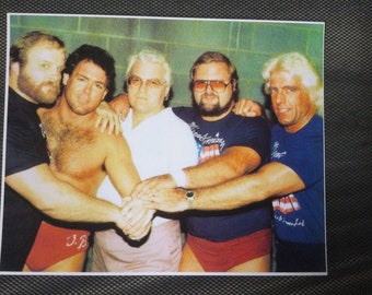 THE FOUR HORSEMEN classic wrestling 8x10 photo ric flair wcw wwe