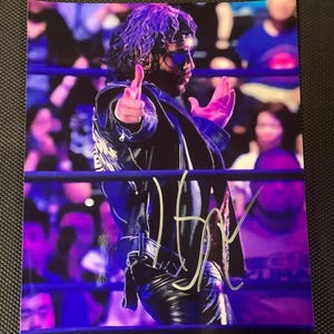 KENNY OMEGA signierte 8x10 Foto Bullet Club Wrestling Wwe Wcw Ecw Wrestler Kunstdruck Design