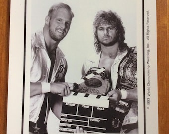 Wcw wrestling photo the Hollywood blondes 8x10 Steve Austin brian pillman wwe art print