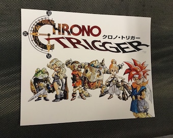 み*や様 プレイステーション版クロノ・トリガー 非売品販促用ポスター