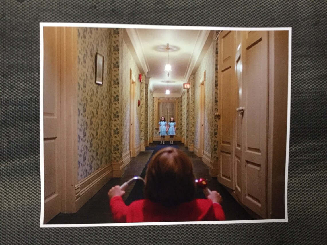 THE SHINING Danny on a Tricycle Hallway Grady Twins Horror Scene Art Print 8x10 Photo Stephen