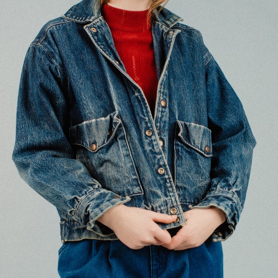 m and s denim jacket