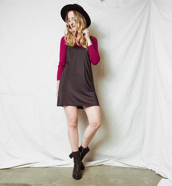 grunge slip dress