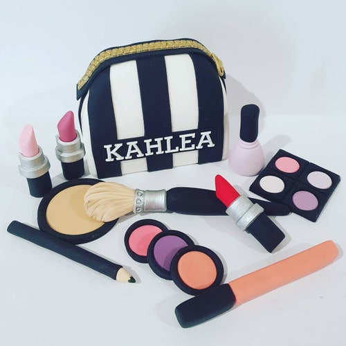 Fondant Makeup Cake Kit Makeup Kit Makeup Fondant Cake - Etsy