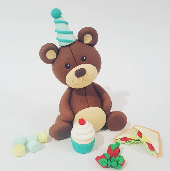 Teddy Bear Picnic Cake Topper Set | Etsy