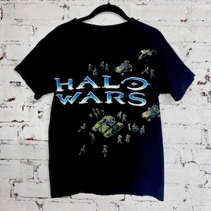 Vintage Halo Wars T-shirt Halo Videogame Collectible Halo Video-game Kleding Shirt met korte mouwen Rare Microsoft