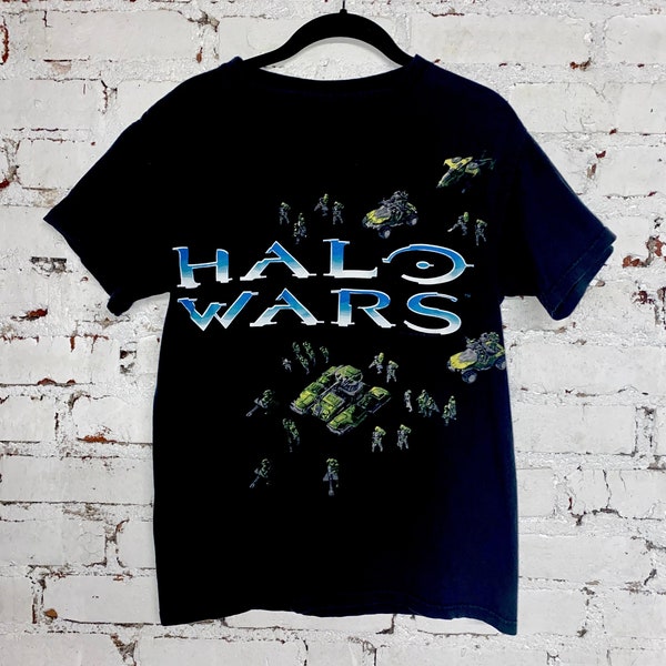 T-shirt Vintage Halo 3 Xbox 360 2005 - Taille L Noir - Occasion En Bon état Pour Les Gamers !