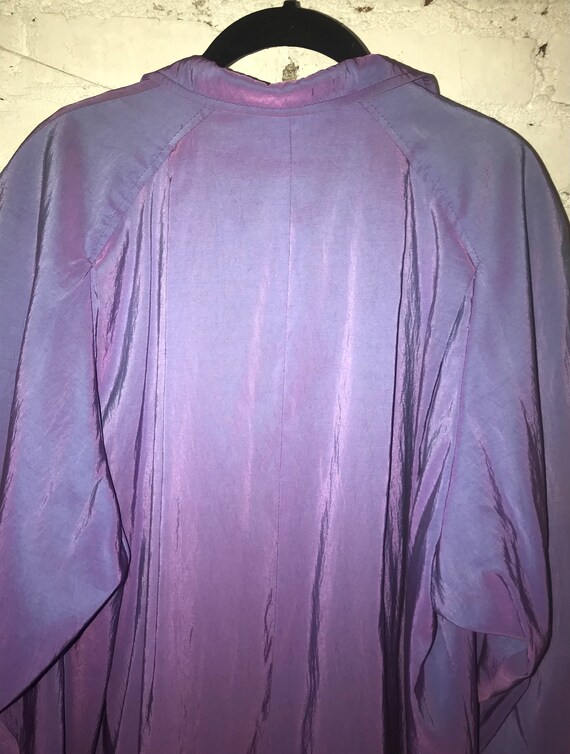 Vintage Vision 80’s Women's Purple Jacket Metalli… - image 8