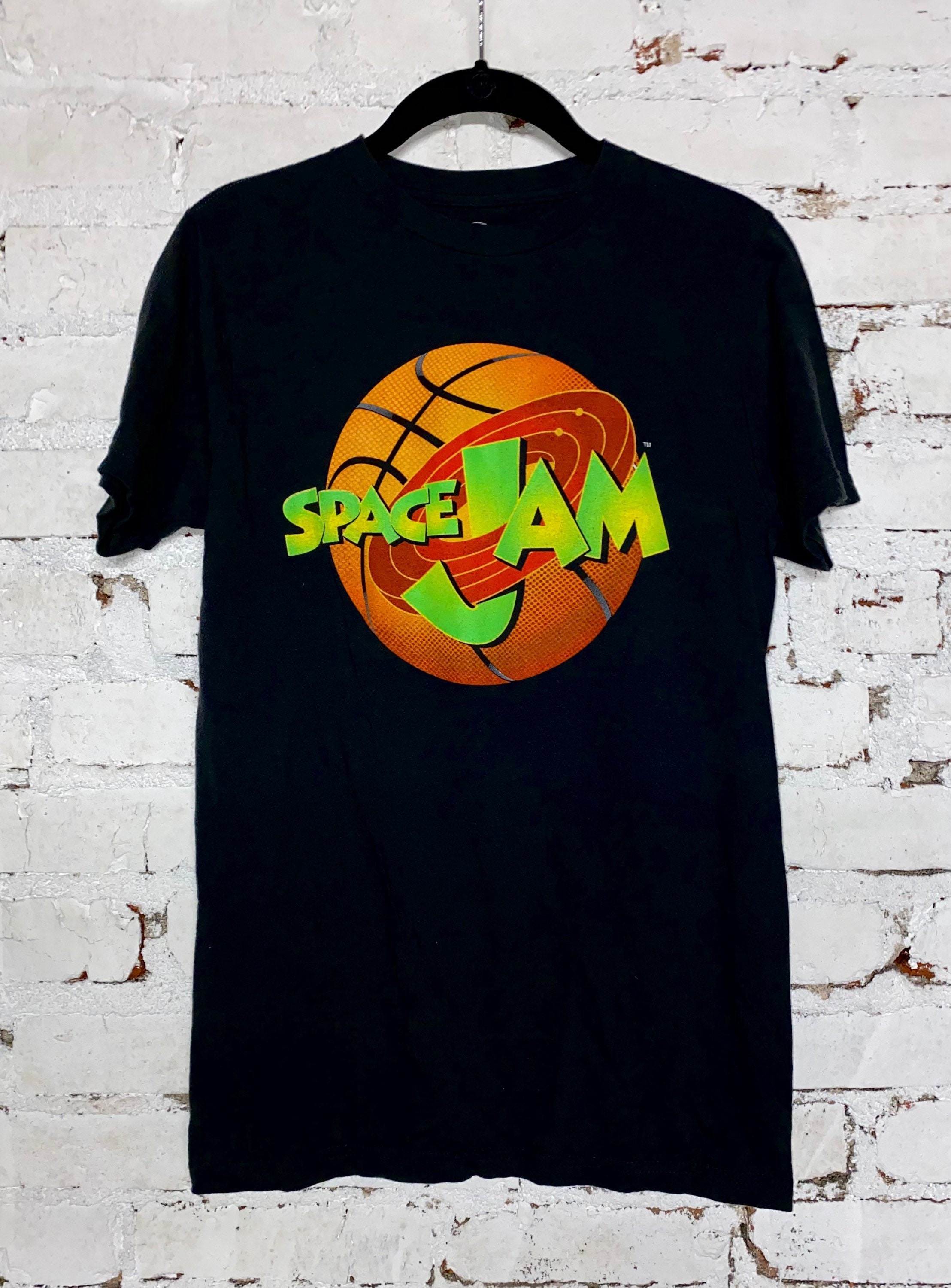 Vintage Space Jam Tshirt Official Space Jam Merchandise Basketball