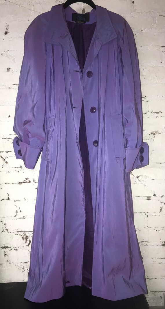 Vintage Vision 80’s Women's Purple Jacket Metalli… - image 6