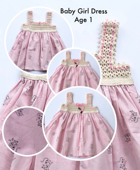 Top more than 227 1 age baby girl dress