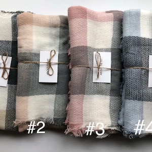 Blanket Scarf Plaid, Valentines day Blanket Scarf, Blanket Scarf Tartan, Oversized Scarf