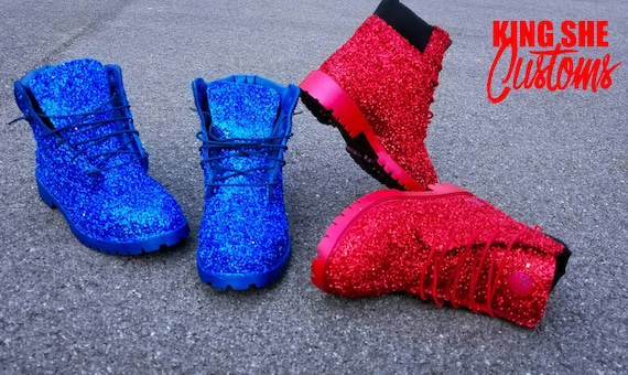 sparkle timberland boots