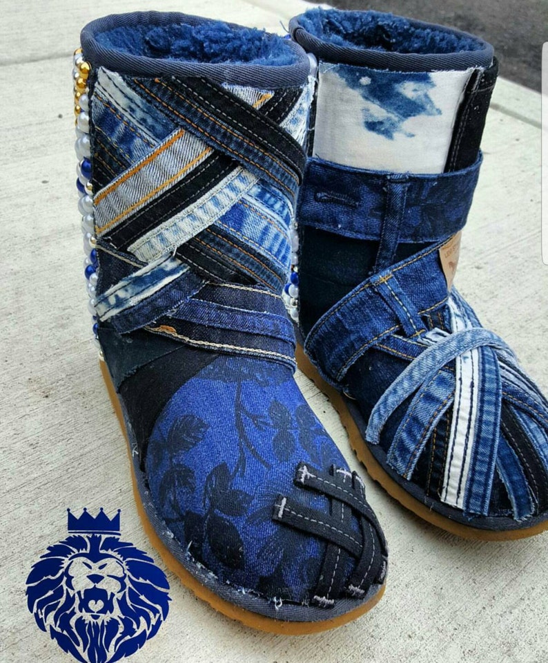 denim ugg slippers