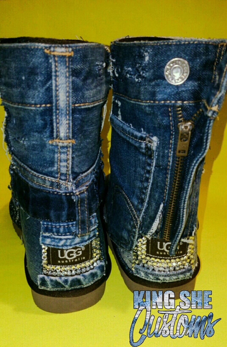denim ugg slippers