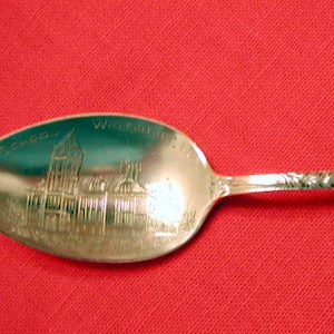 Winterset Iowa High School Sterling Souvenir Spoon