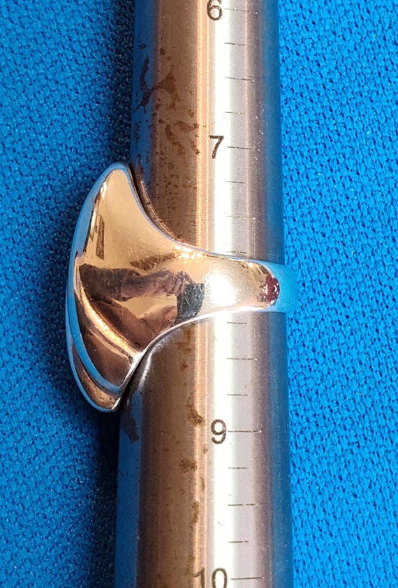 Sterling Knuckle Dome Ring - image 5