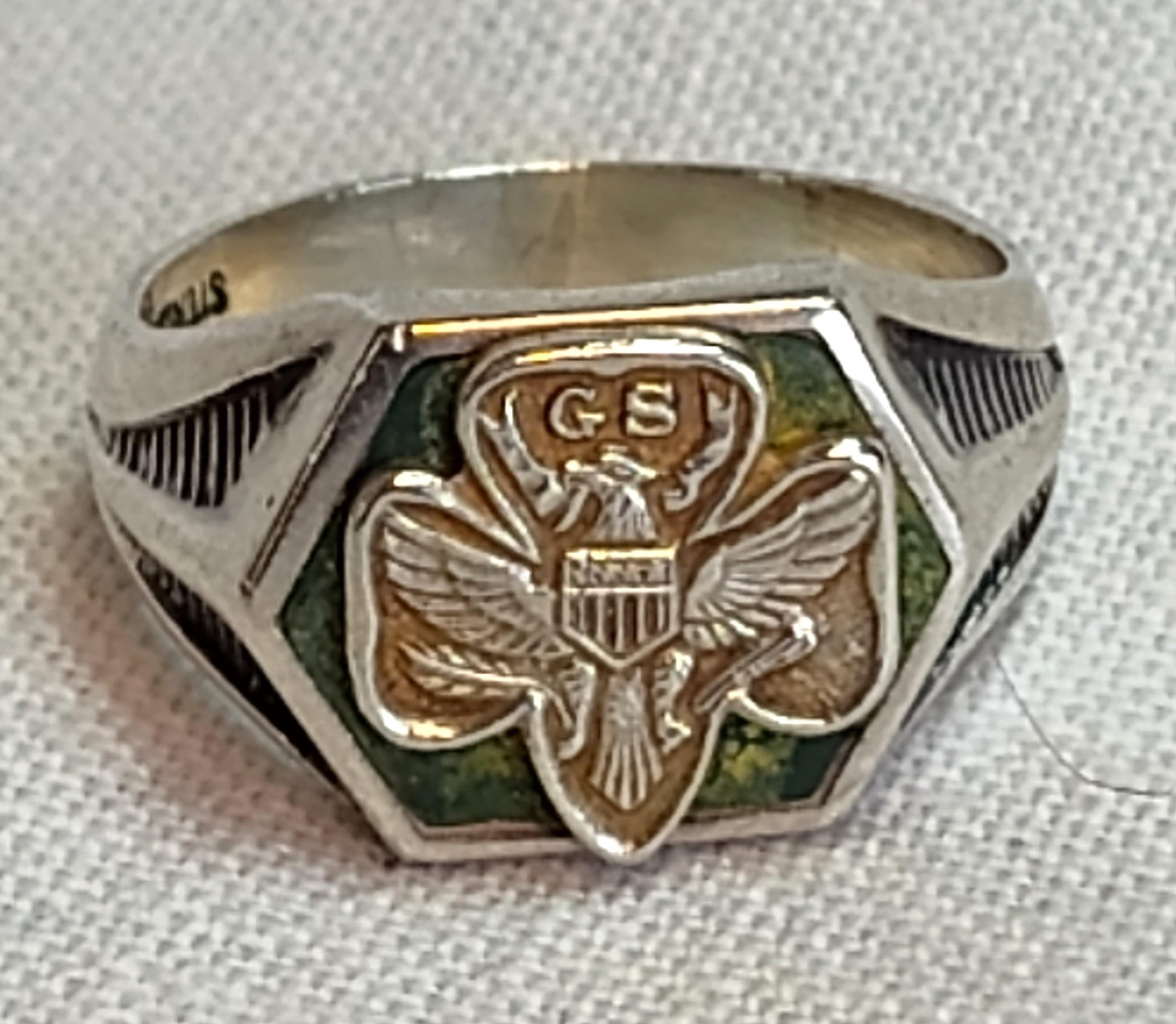 Vintage Girl Scout Ring - Etsy