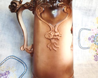 Owens Minerva Gold Medal Tankard Pitcher