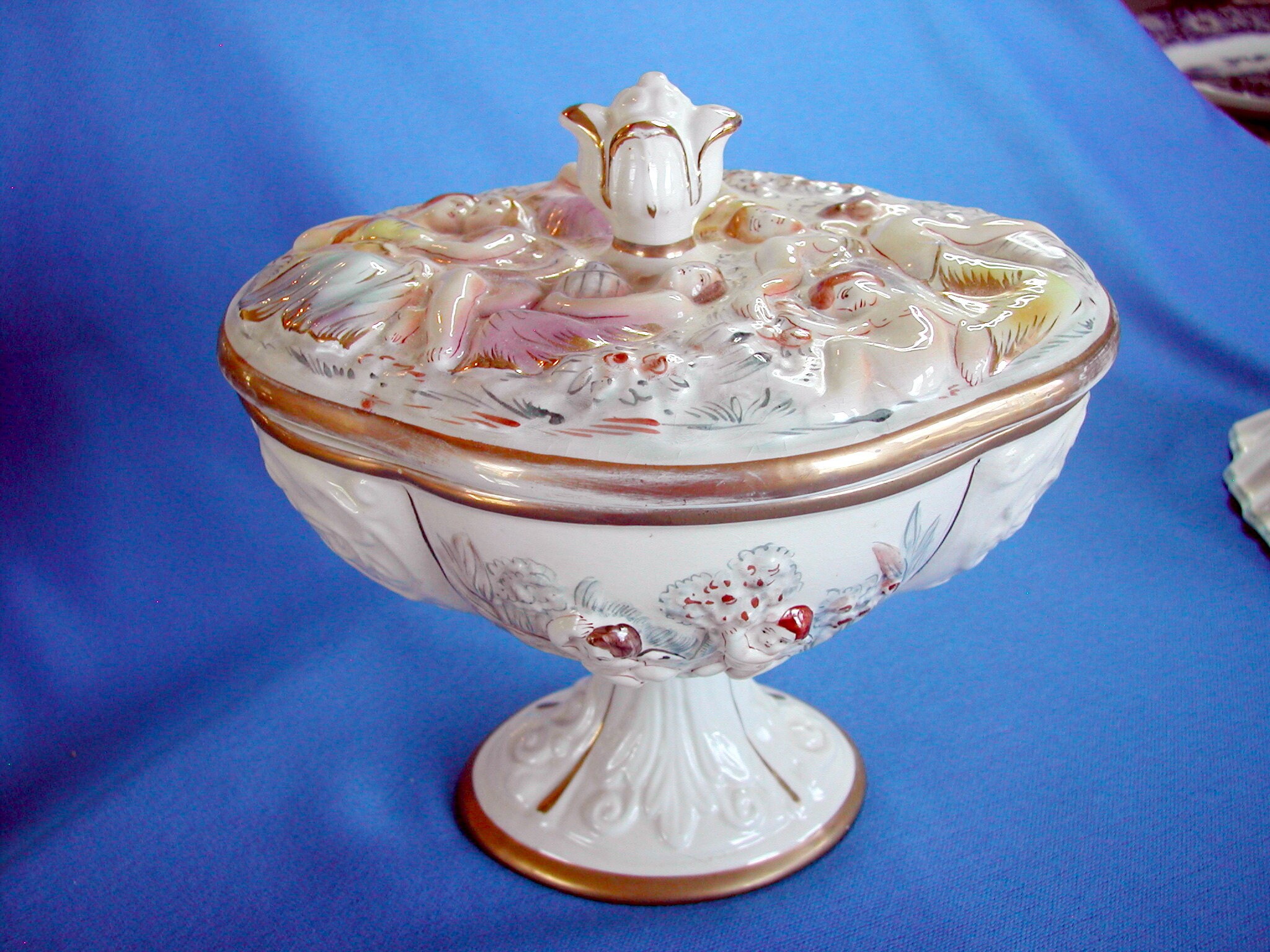 Soupière Service De Table Porcelaine Italienne Capodimonte bowl