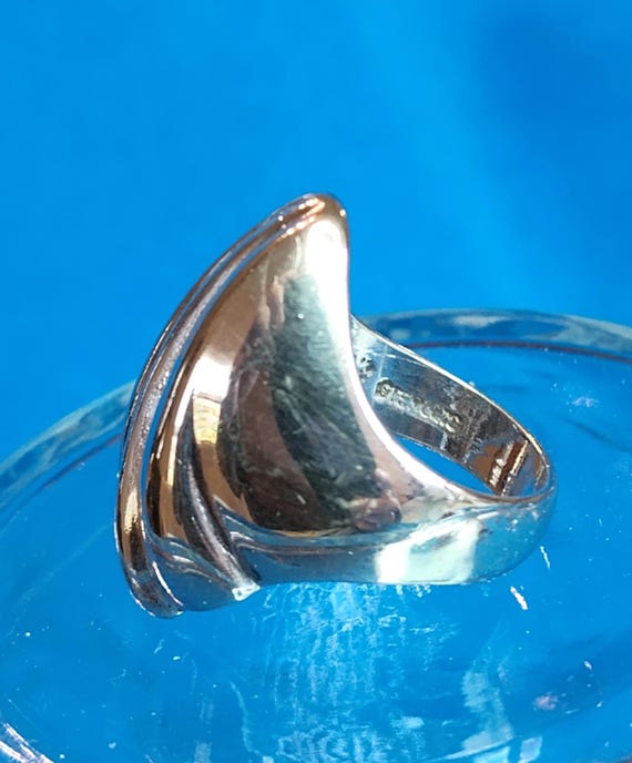 Sterling Knuckle Dome Ring - image 8