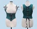 Under Bust Corset Green Leaf Costume Ren Faire LARP 