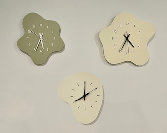Modern Amoeba Wall Clock ©