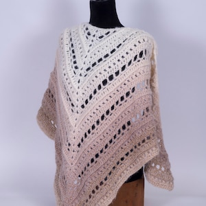 Crocheted Triangle Shawl - 6 colors available