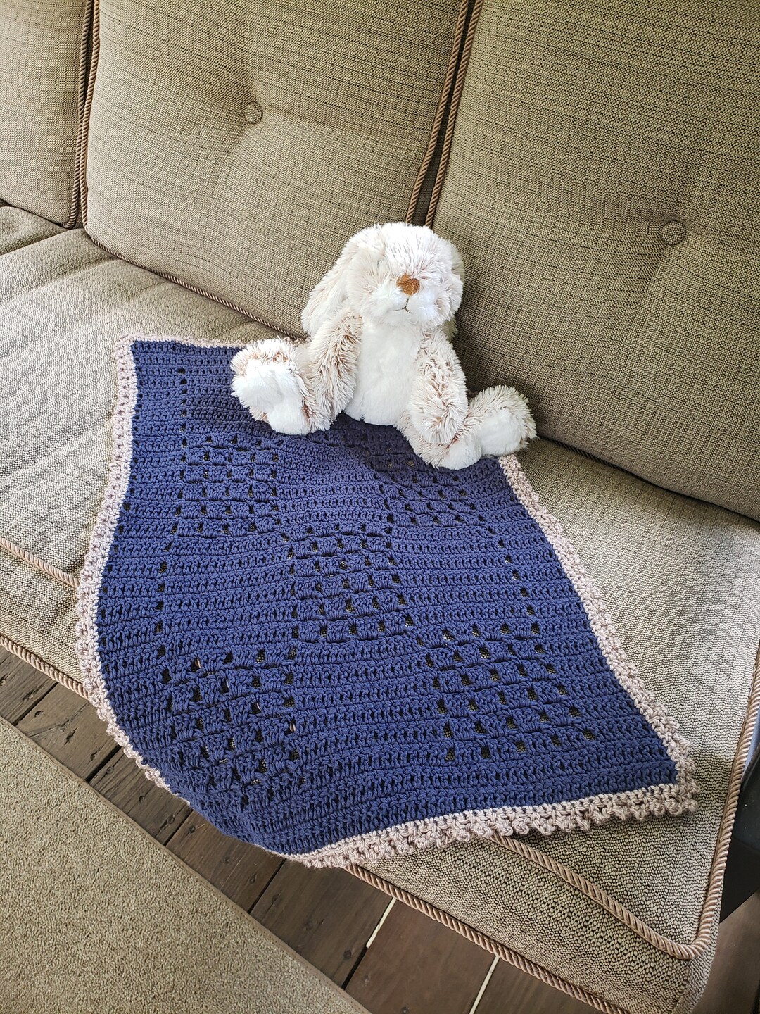 Crocheted Car Seat Blanket 6 Colors Available Etsy
