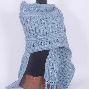 Lough Allen Sweater Back Crocheted Wrap/Shawl - 9 colors available