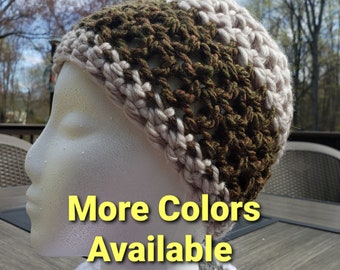 Crocheted Beanie for Teens and Adults - 10 colors available