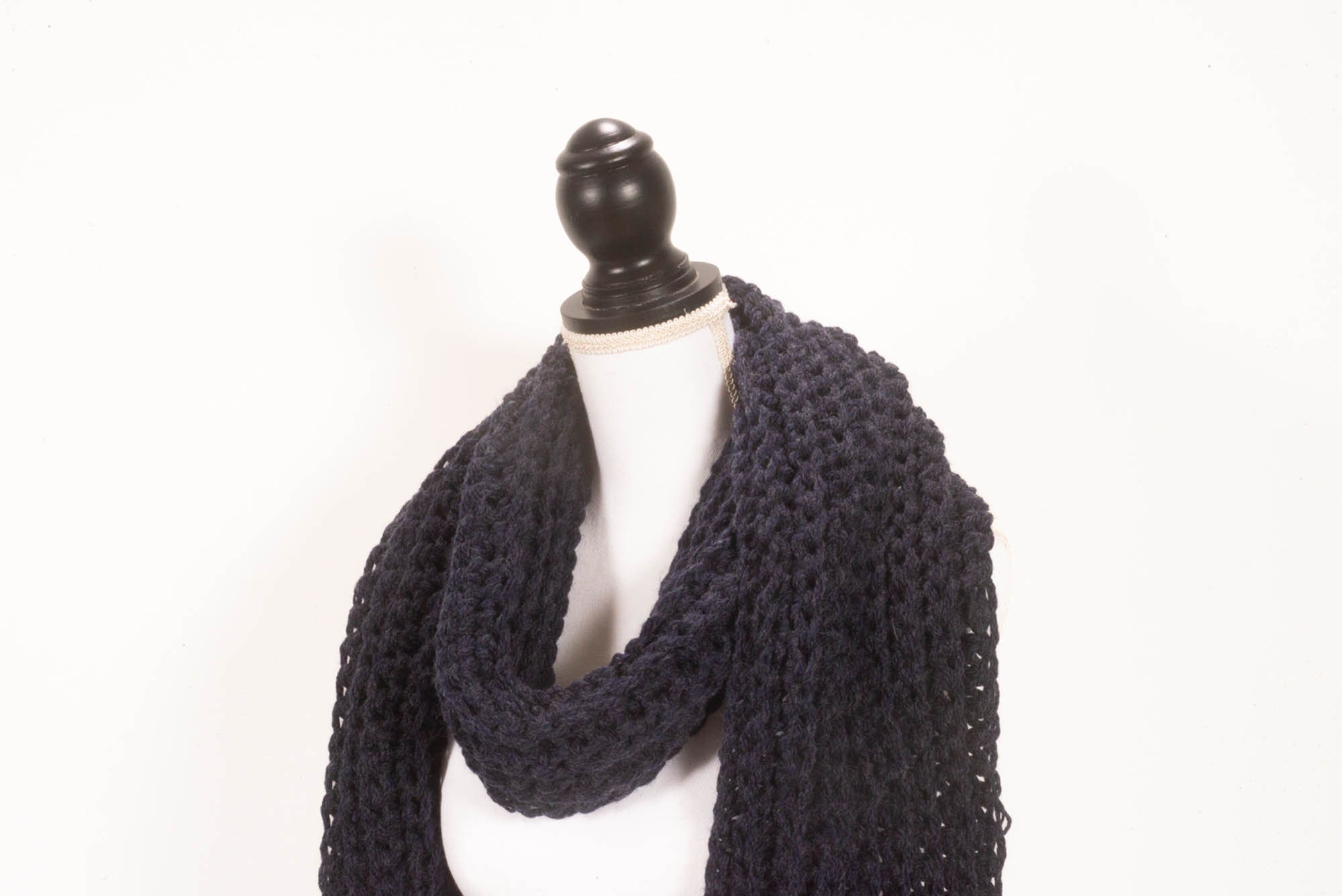 Last Chance – Chunky Ribbed Crochet Scarf • Wool Blend, 5 Colors - Etsy