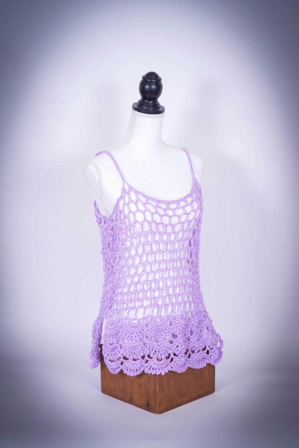 Crocheted Tank Top 2 Colors Available Size Small Etsy