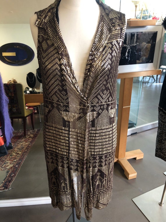 Assuit Silver Vintage embroidered vest.