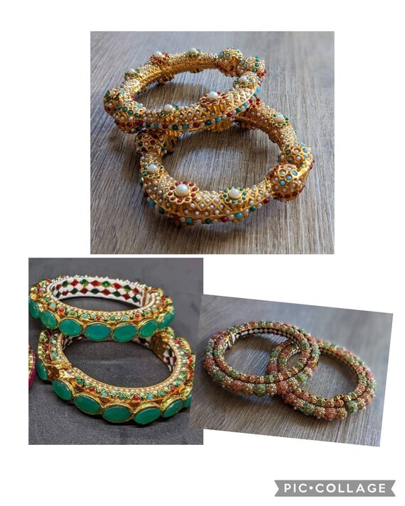 Indian Rajasthani Jadau Meenakari Kada/bangle/bracelet W/ Etsy