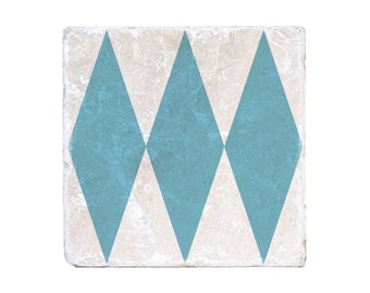 Mid Century Coaster Design | Costers | Diamonds | MCM | Mid Century Modern | Vintage | Retro | Order 4 and Get Free Shipping