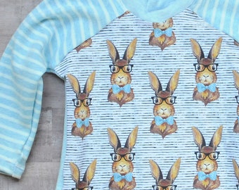 Bunny Sweater, Pastel Baby Boy, Bunny Outfit, Some Bunny Is One Birthday, Hipster Easter, Striped Baby Boy, Blue Baby Sweater, Baby Clothing