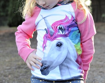 Unicorn Hoodie, Unicorn Baby Girl, Unicorn Girl Clothes, Unicorn Girl Gift, Unicorn Outfit, Unicorn Toddler, Unicorn Birthday, Gift Gift