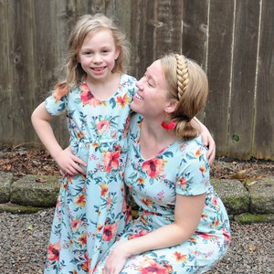 Mommy and Me Maxi Dress Etsy UK