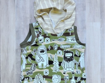 Camping Hoodie, Toddler Hoodie, Camping Toddler Outfit, Baby Hoodie, Toddler Hooded Sweater, Woodland Hoodie, Tank Hoodie, Hooded Tank, Boys